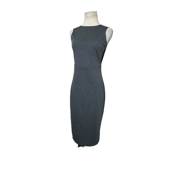 Cupcakes and Cashmere gray sleeveless open back sheath dress size XS - Picture 9 of 11